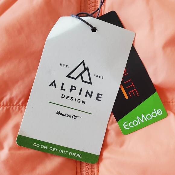 Alpine Design Puffer Vest Jacket Women's Medium Shortie - Picture 4 of 4